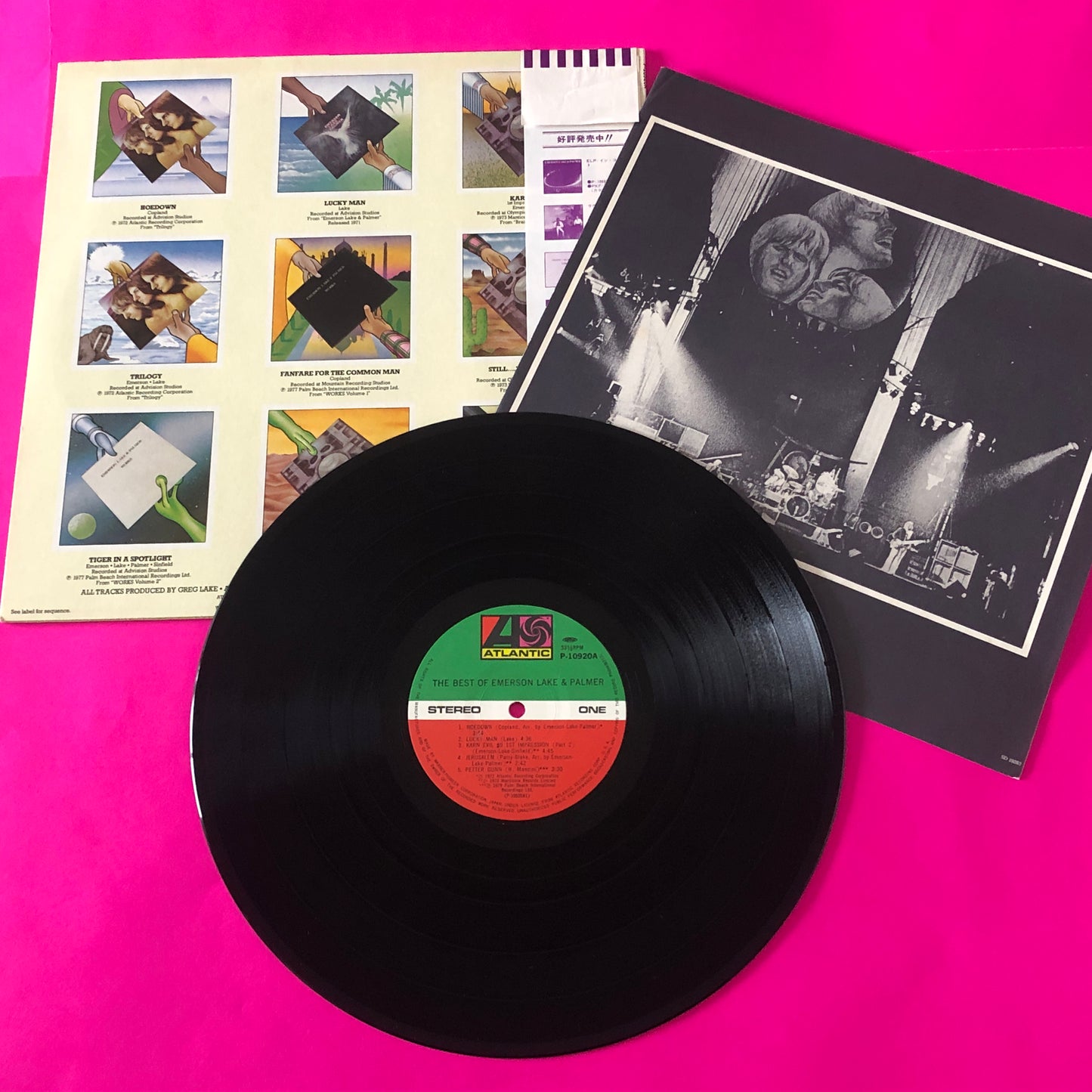 Emerson, Lake & Palmer : The Best Of Emerson Lake & Palmer (LP, Comp)