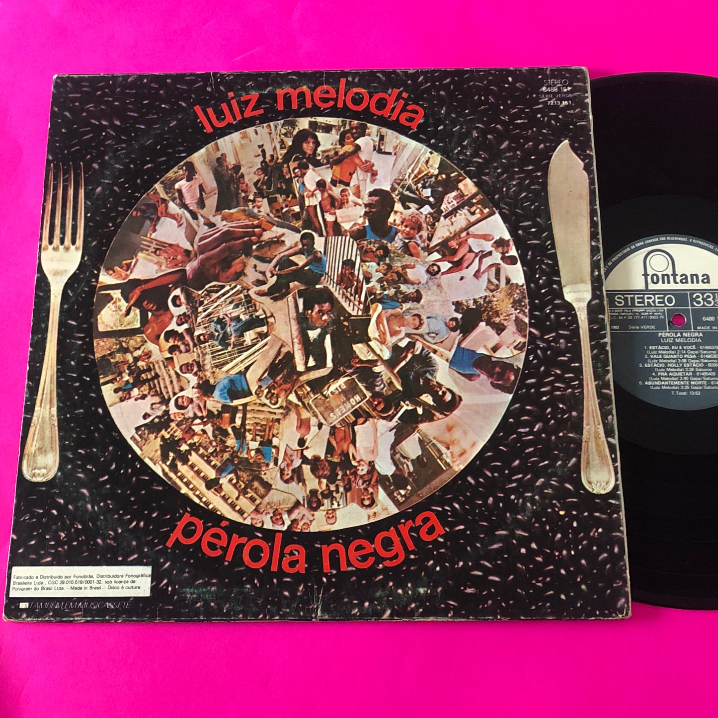 Luiz Melodia : Pérola Negra (LP, Album, RE)