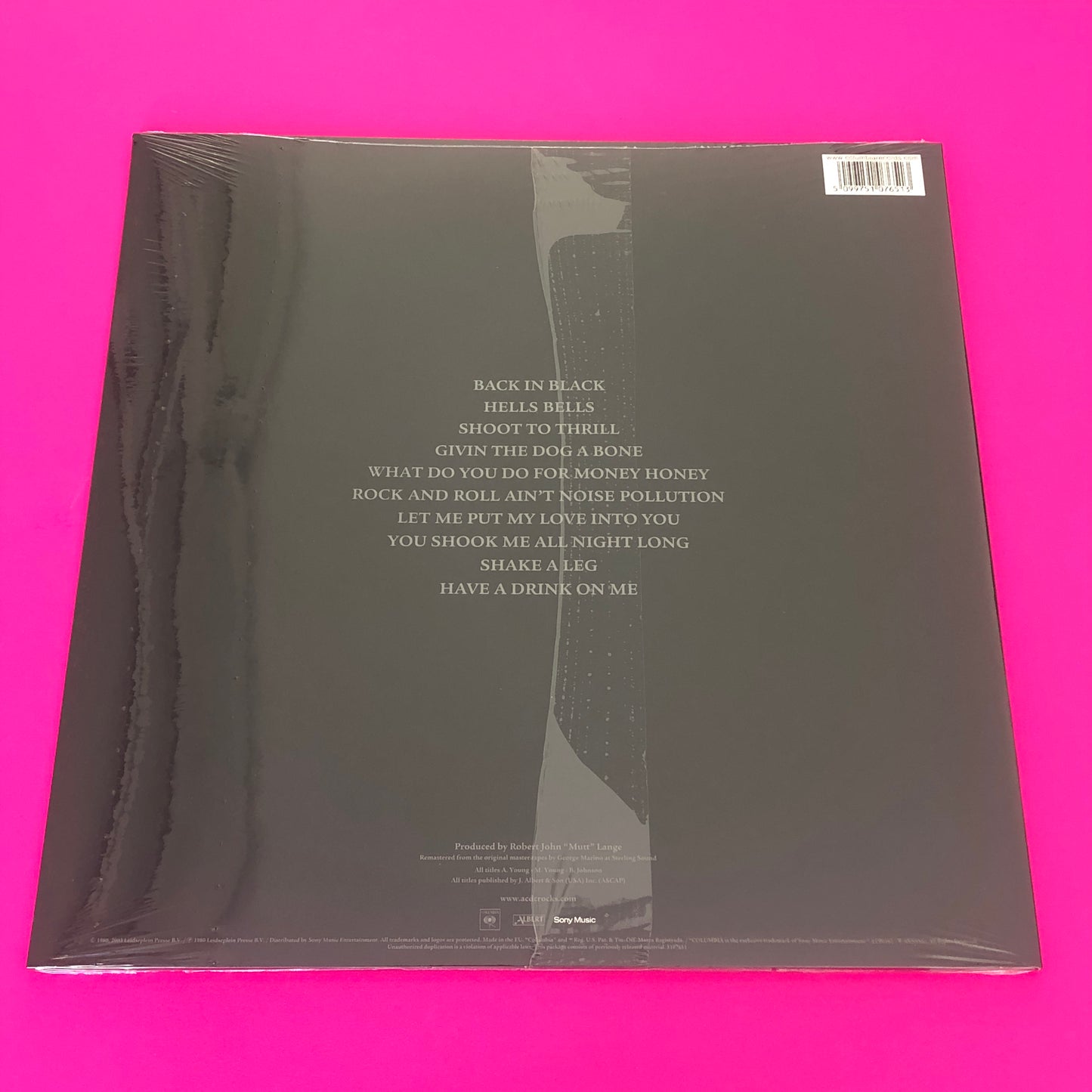 AC/DC : Back In Black (LP, Album, RE, RM)