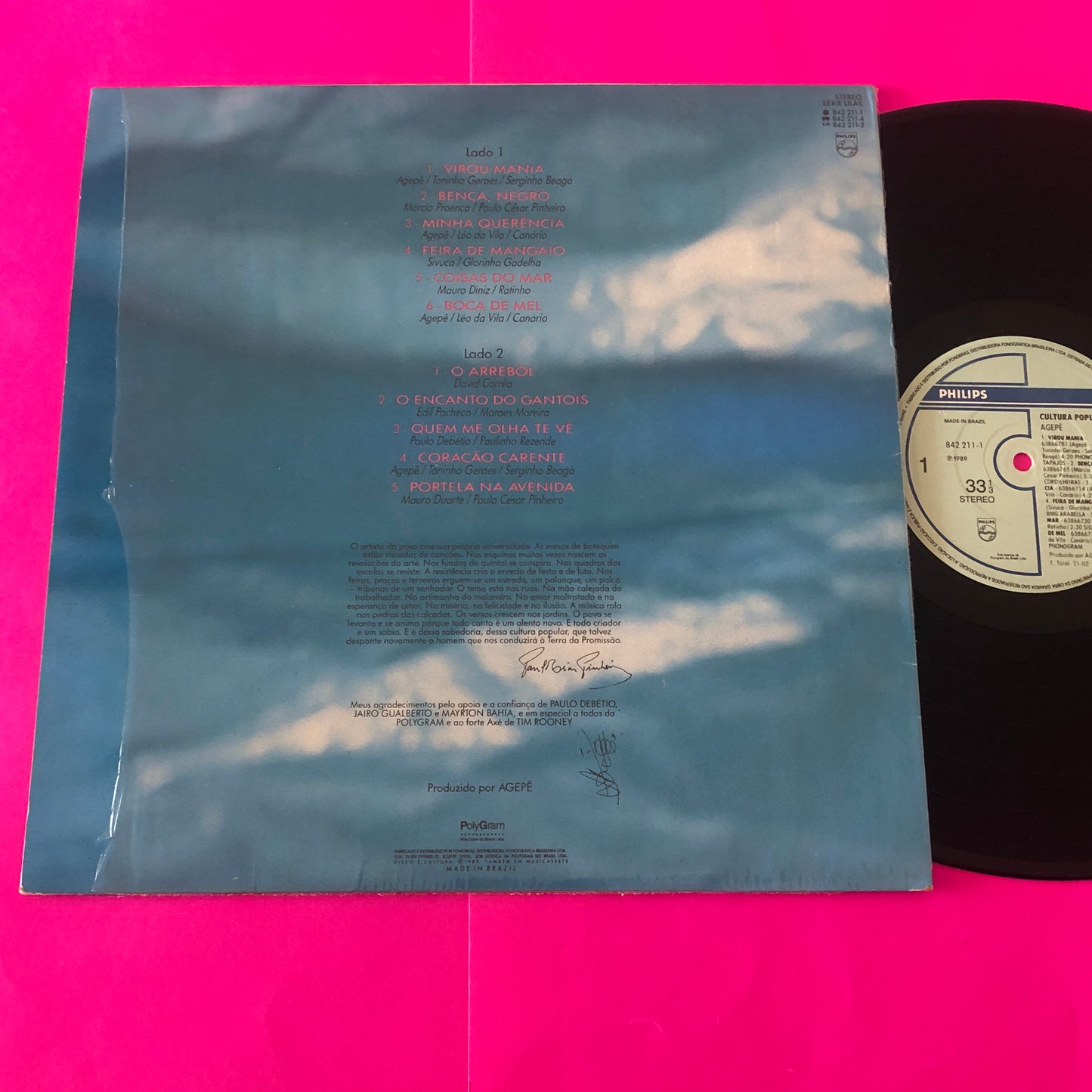 Agepê : Cultura Popular (LP, Album)