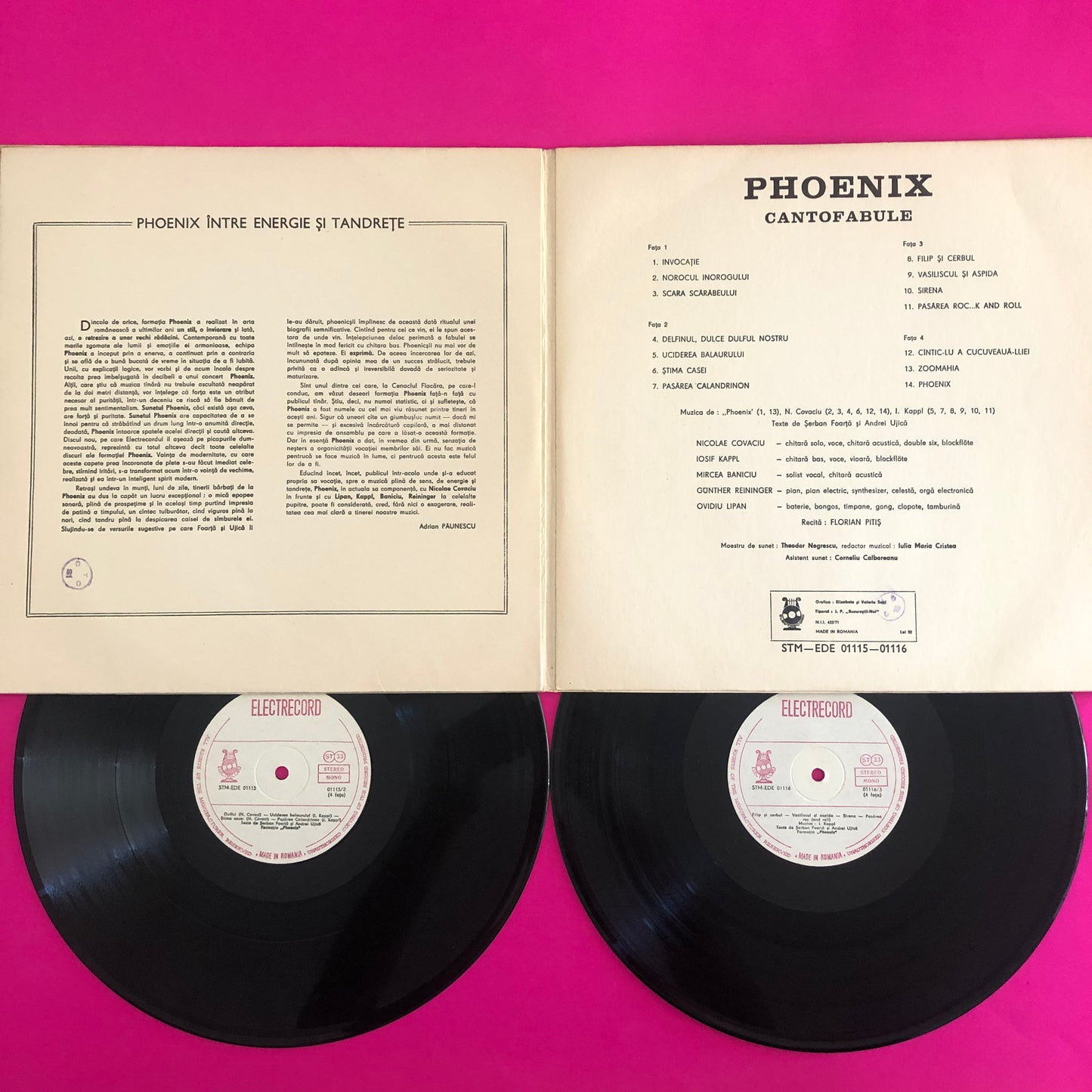 Phoenix (23) : Cantofabule (2xLP, Album, Gat)