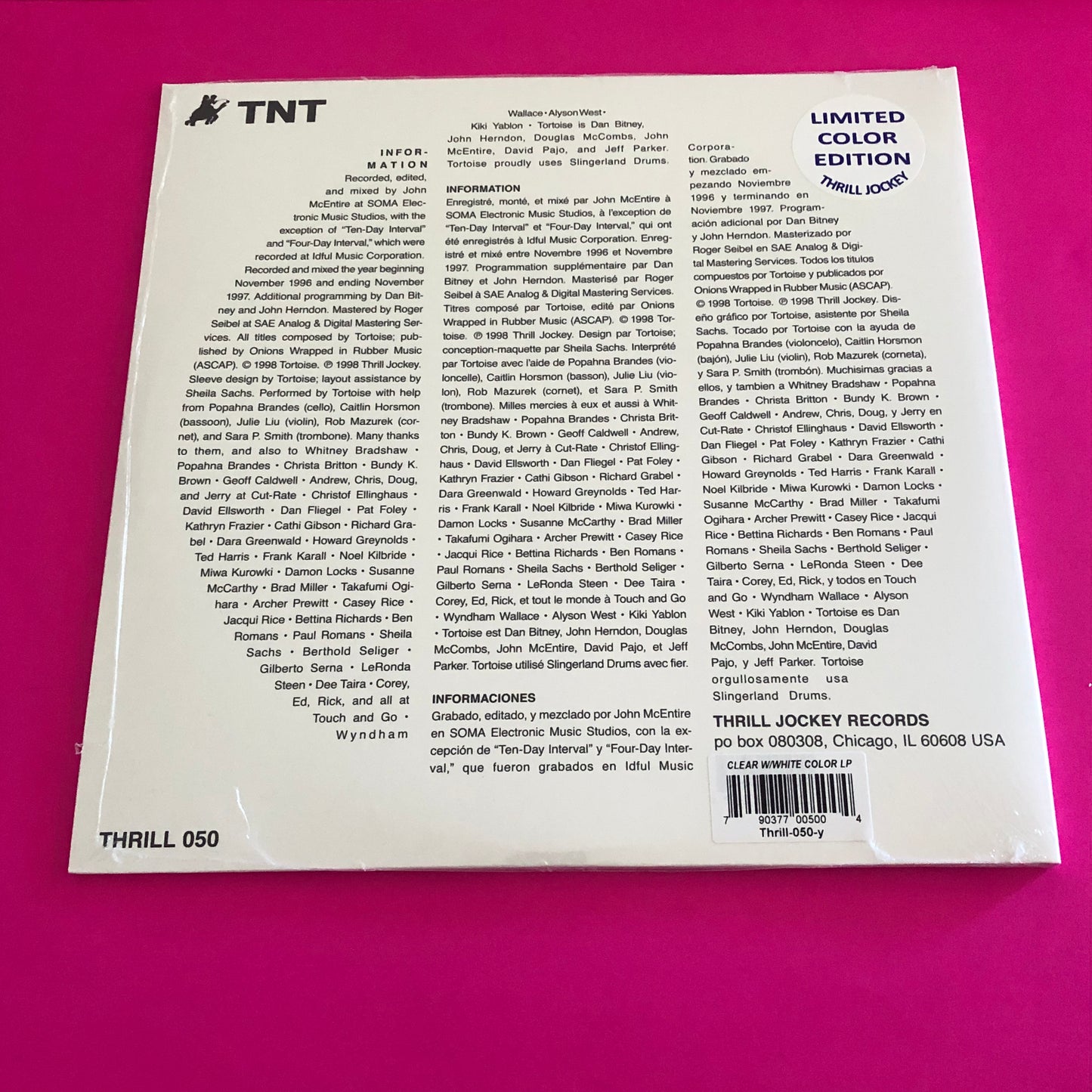 Tortoise : TNT (2xLP, Album, Ltd, RE, Cle)