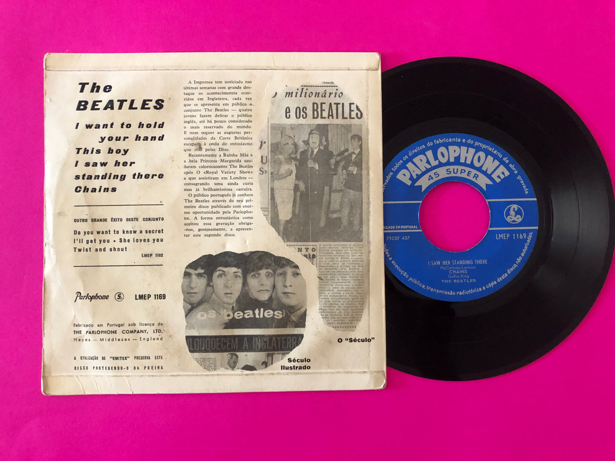 The Beatles : I Want To Hold Your Hand (7", EP)