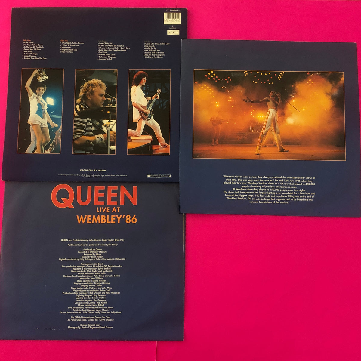 Queen : Live At Wembley '86 (2xLP, Album, Gat)