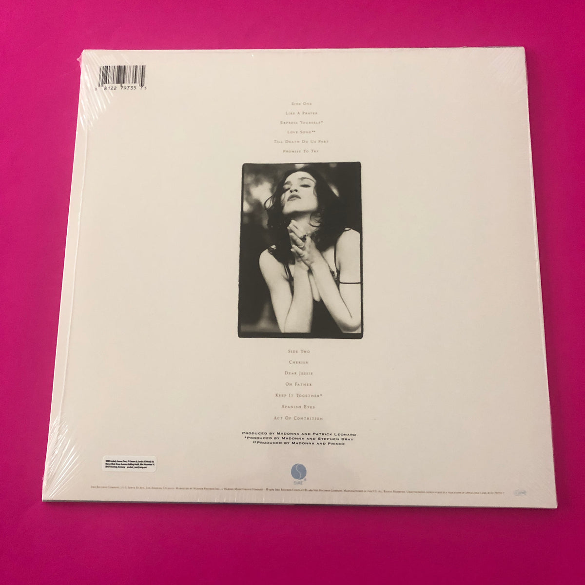 Madonna : Like A Prayer (LP, Album, RE)