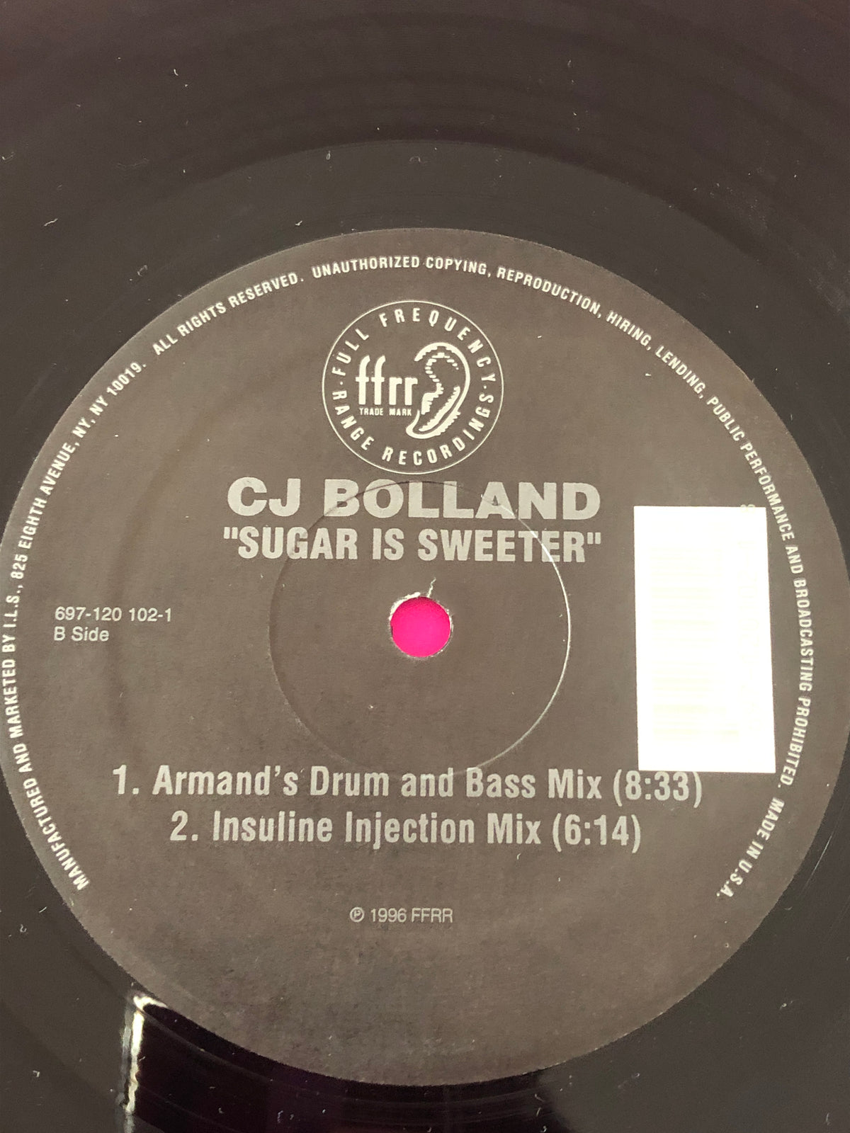 CJ Bolland : Sugar Is Sweeter (12")
