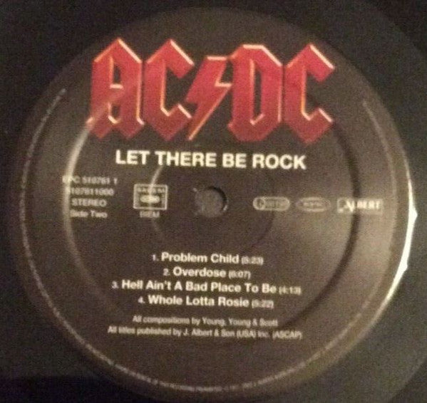 AC/DC : Let There Be Rock (LP, Album, RE, RM, 180)