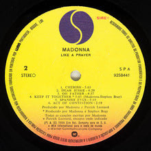画像をギャラリービューアに読み込む, Madonna : Like A Prayer (LP, Album)