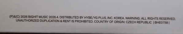 BTS (4) : Arirang (LP, Dlx, Ltd, Cle)