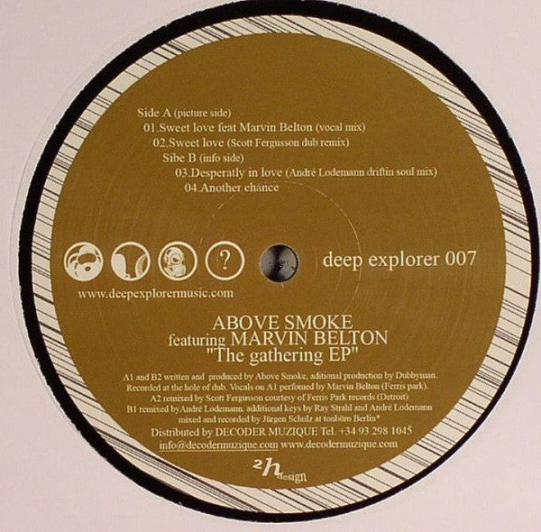 Above Smoke Featuring Marvin Belton : The Gathering EP (12", EP)