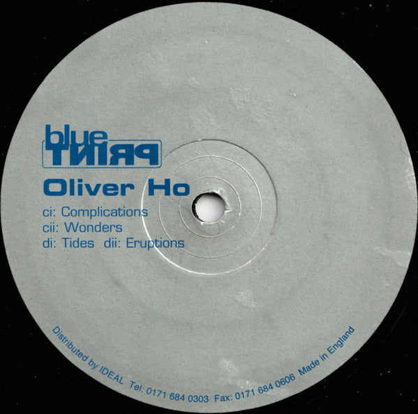 Oliver Ho : Duality (2x12")