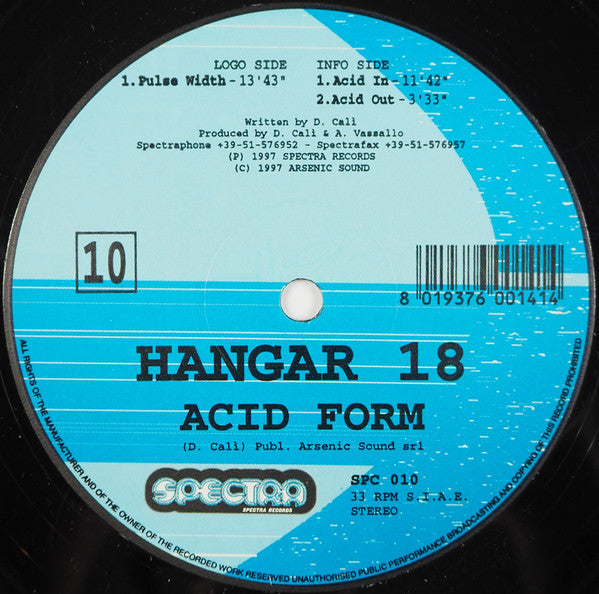 Hangar 18 : Acid Form (12")