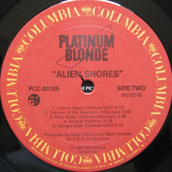 Platinum Blonde : Alien Shores (LP, Album)
