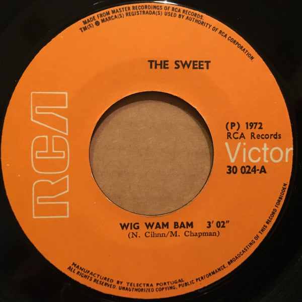 The Sweet : Wig-Wam Bam (7", Single)