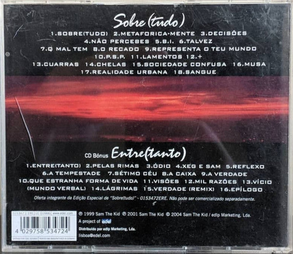 Sam The Kid : Sobre(tudo) + Entre(tanto) (2xCD, Album, RE, S/Edition)