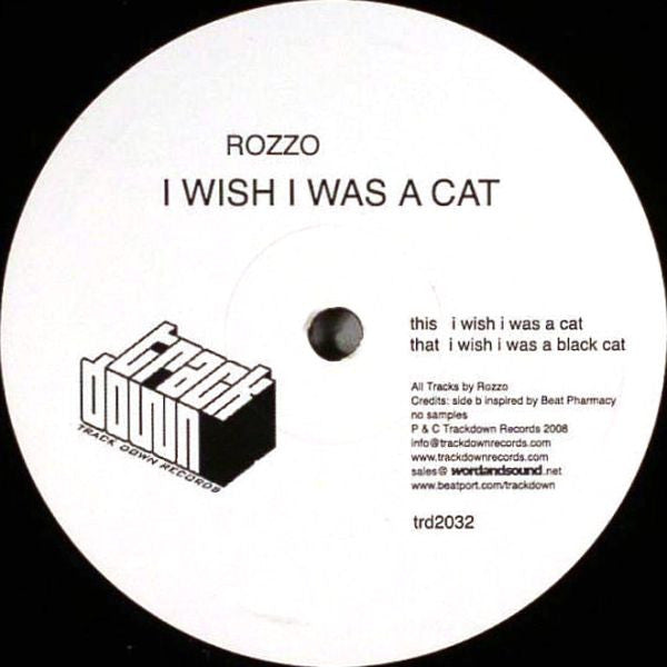 Rozzo : I Wish I Was A Cat (12")