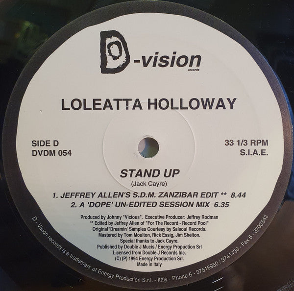 Loleatta Holloway : Stand Up (2x12", Ltd)