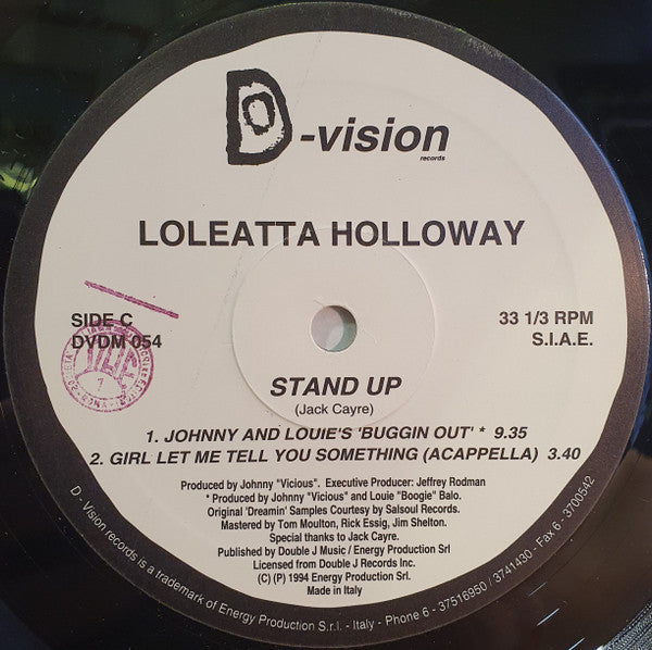 Loleatta Holloway : Stand Up (2x12", Ltd)