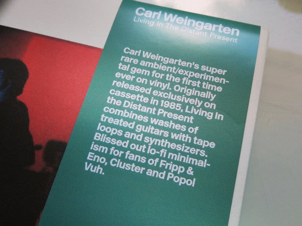 Carl Weingarten : Living In The Distant Present (LP, Album, Ltd, RE, Tra)