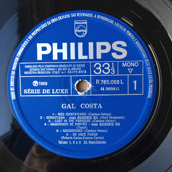 Gal Costa : Gal Costa (LP, Album, Mono)