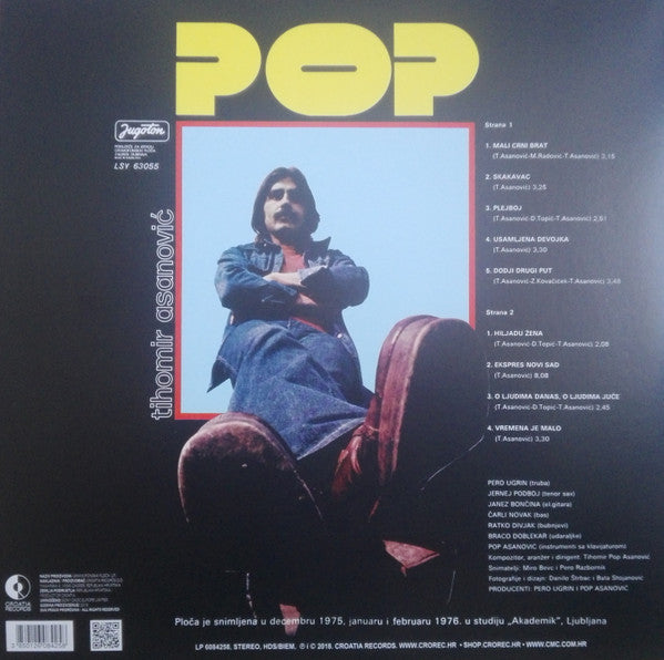 Tihomir Pop Asanović : Pop (LP, Album, RE, RM)