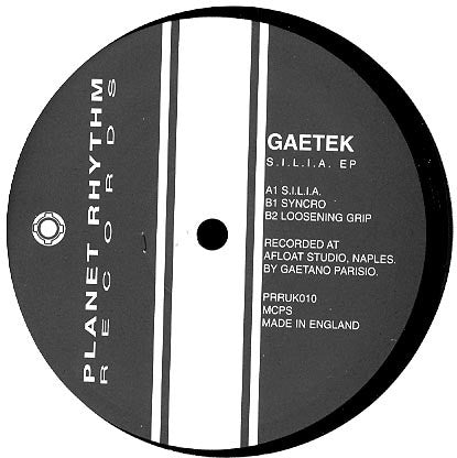 Gaetek : S.I.L.I.A. EP (2x12", EP)