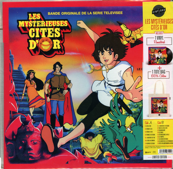 Le Groupe Apollo* : Les Mystérieuses Cités D'Or (Bande Originale De La Série Télévisée) (LP, Album, Ltd, RE)