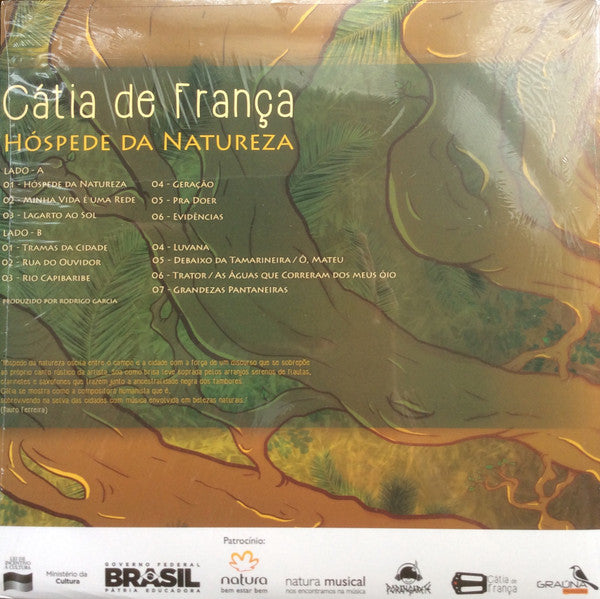 Cátia De França : Hóspede Da Natureza (LP, Album, Ora)