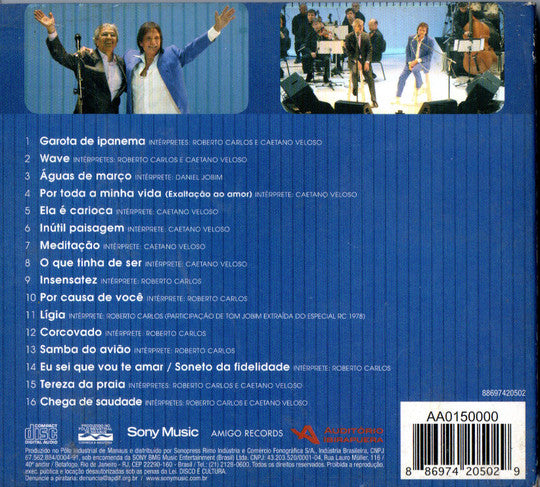 Roberto Carlos E Caetano Veloso : E A Música De Tom Jobim (CD, Album, AA)