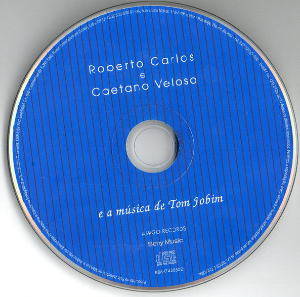 Roberto Carlos E Caetano Veloso : E A Música De Tom Jobim (CD, Album, AA)