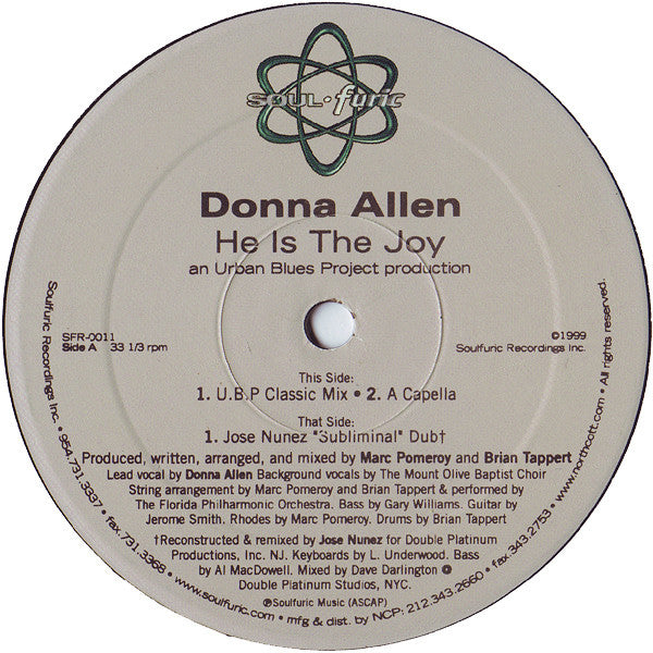 Donna Allen : He Is The Joy (2x12", Maxi)