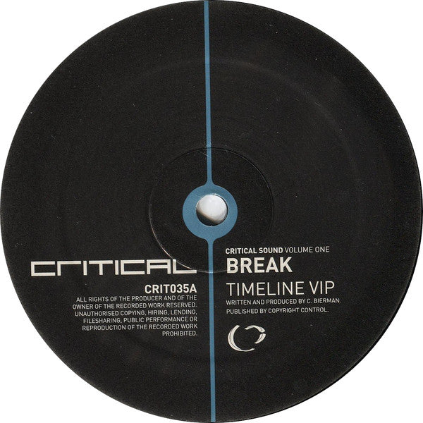 Various : Critical Sound Volume One (2x12", EP)