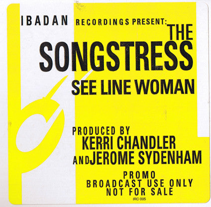 The Songstress : See Line Woman (12", Promo)