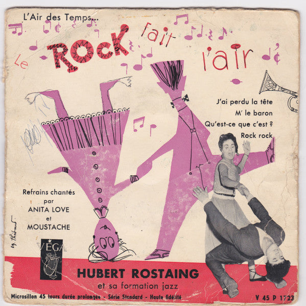 Hubert Rostaing Et Sa Formation Jazz : Rock And Roll (7", EP)