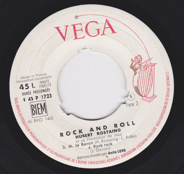 Hubert Rostaing Et Sa Formation Jazz : Rock And Roll (7", EP)
