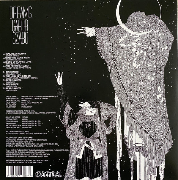 Gabor Szabo : Dreams (LP, Album, RE, RM)