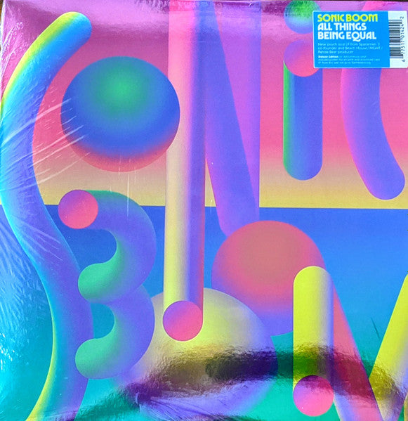 Sonic Boom (2) : All Things Being Equal (LP, Album, Dlx, Ltd, Red)