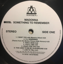 Load image into Gallery viewer, Madonna : Something To Remember (LP,Album,Compilation,Reissue)
