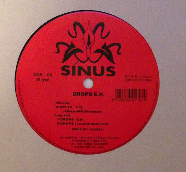 Sinus : Drops E.P. (12")
