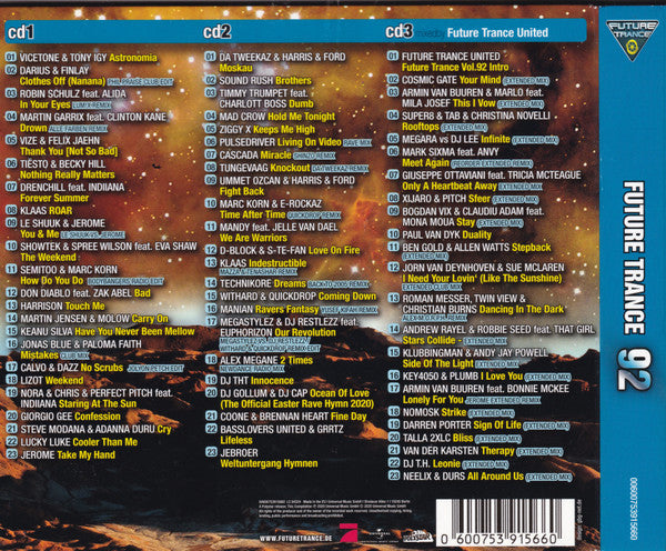Various : Future Trance 92 (2xCD, Comp + CD, Mixed)