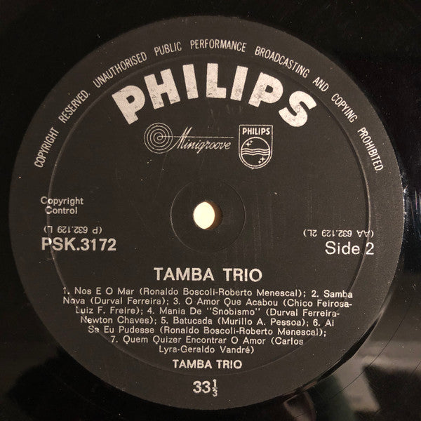 Tamba Trio : Tamba Trio (LP, Album)