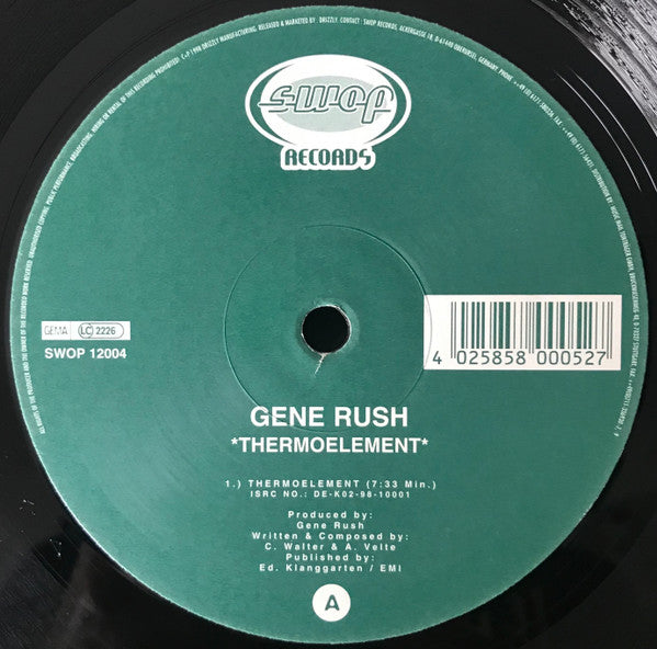 Gene Rush : Thermoelement (12")