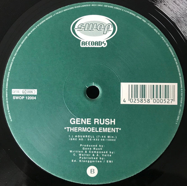 Gene Rush : Thermoelement (12")