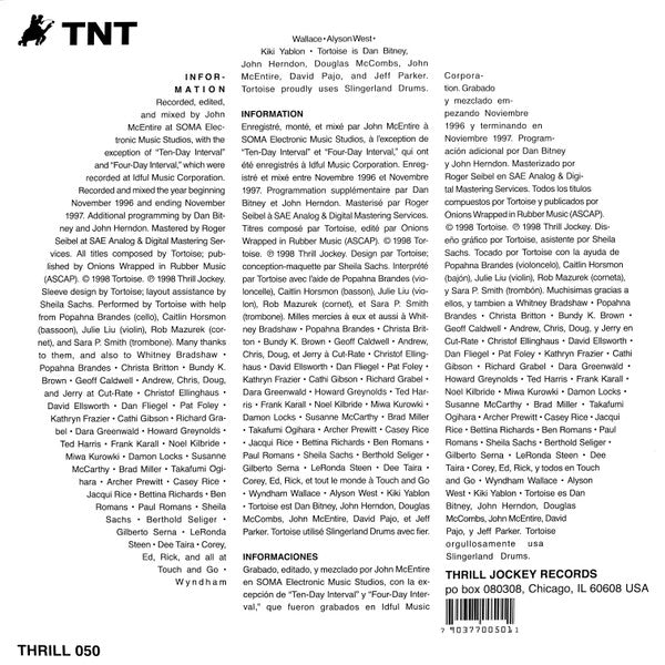 Tortoise : TNT (2xLP, Album, Ltd, RE, Cle)