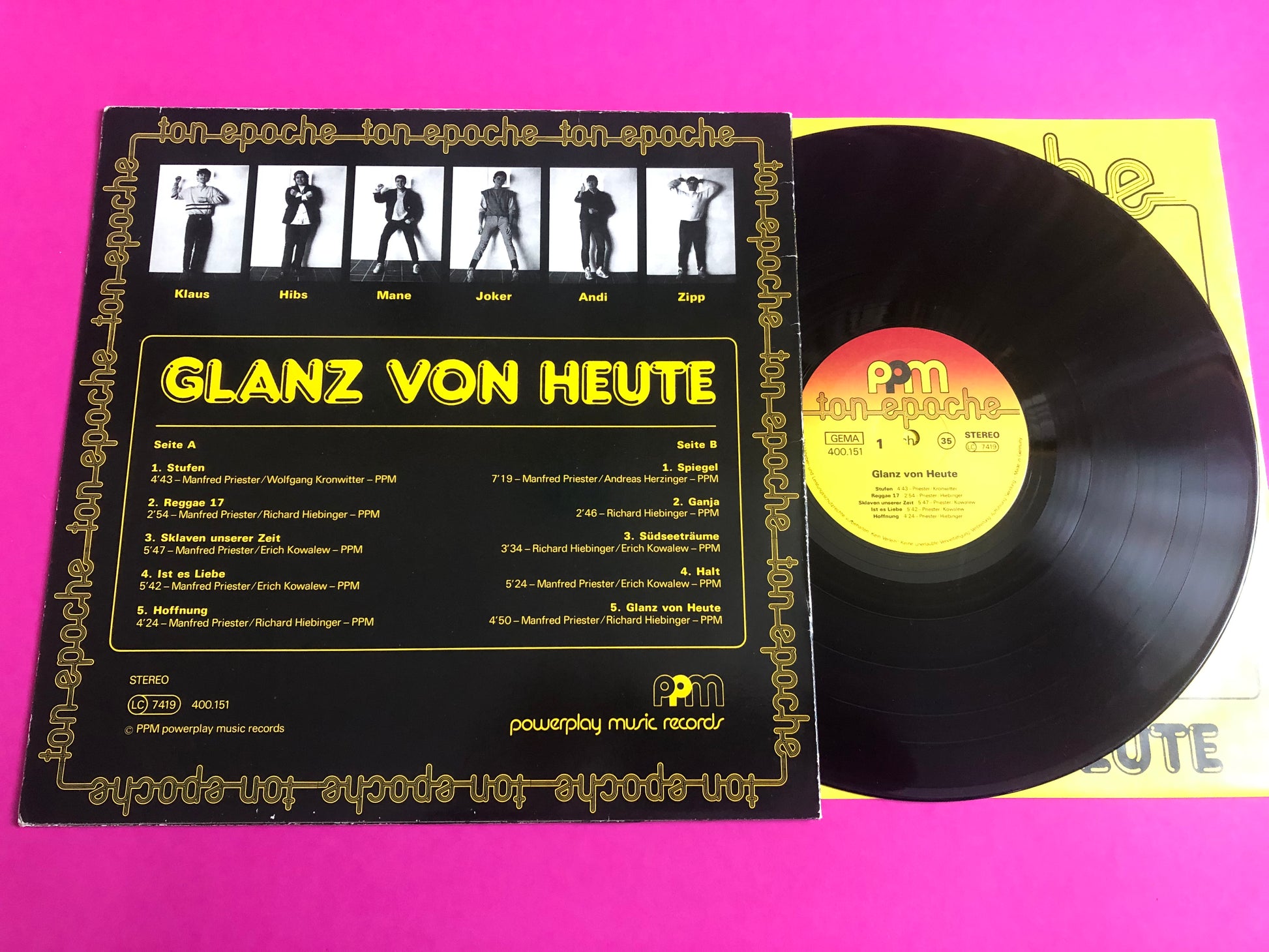 Ton Epoche : Glanz Von Heute (LP, Album)