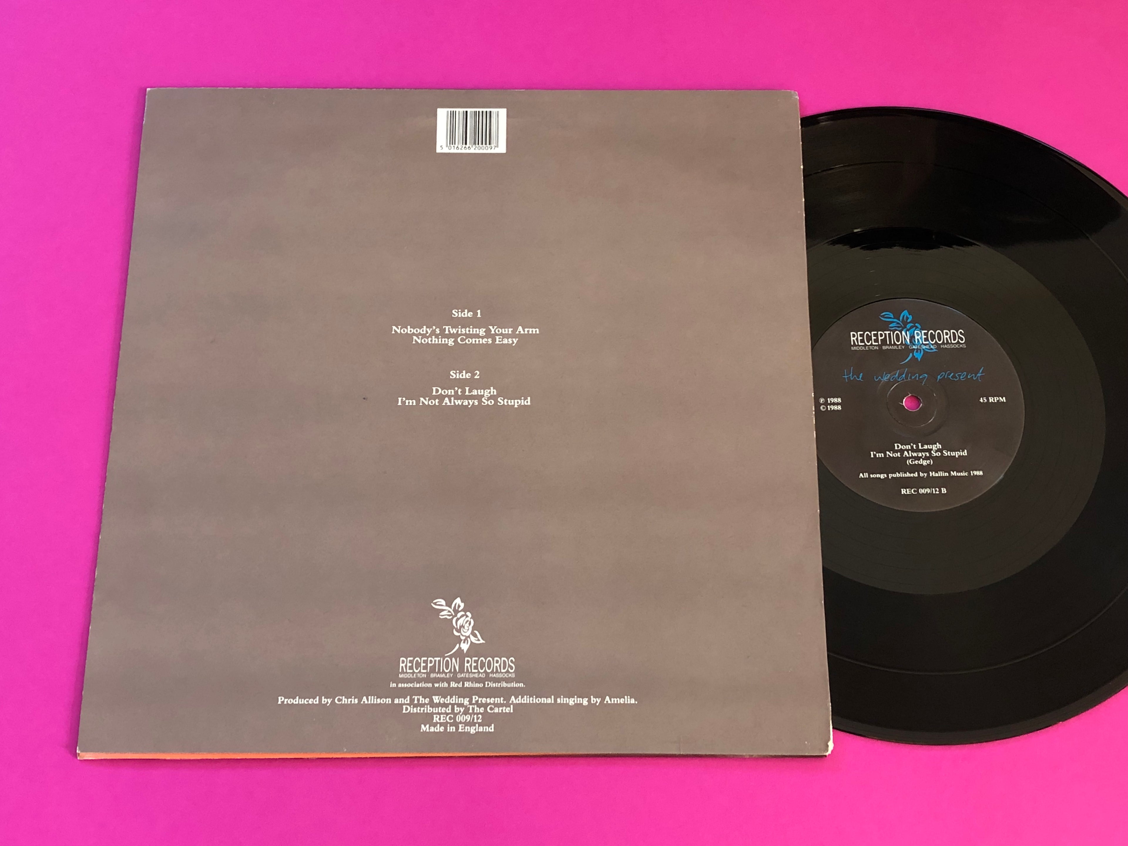 The Wedding Present : Nobody's Twisting Your Arm (12", Single)