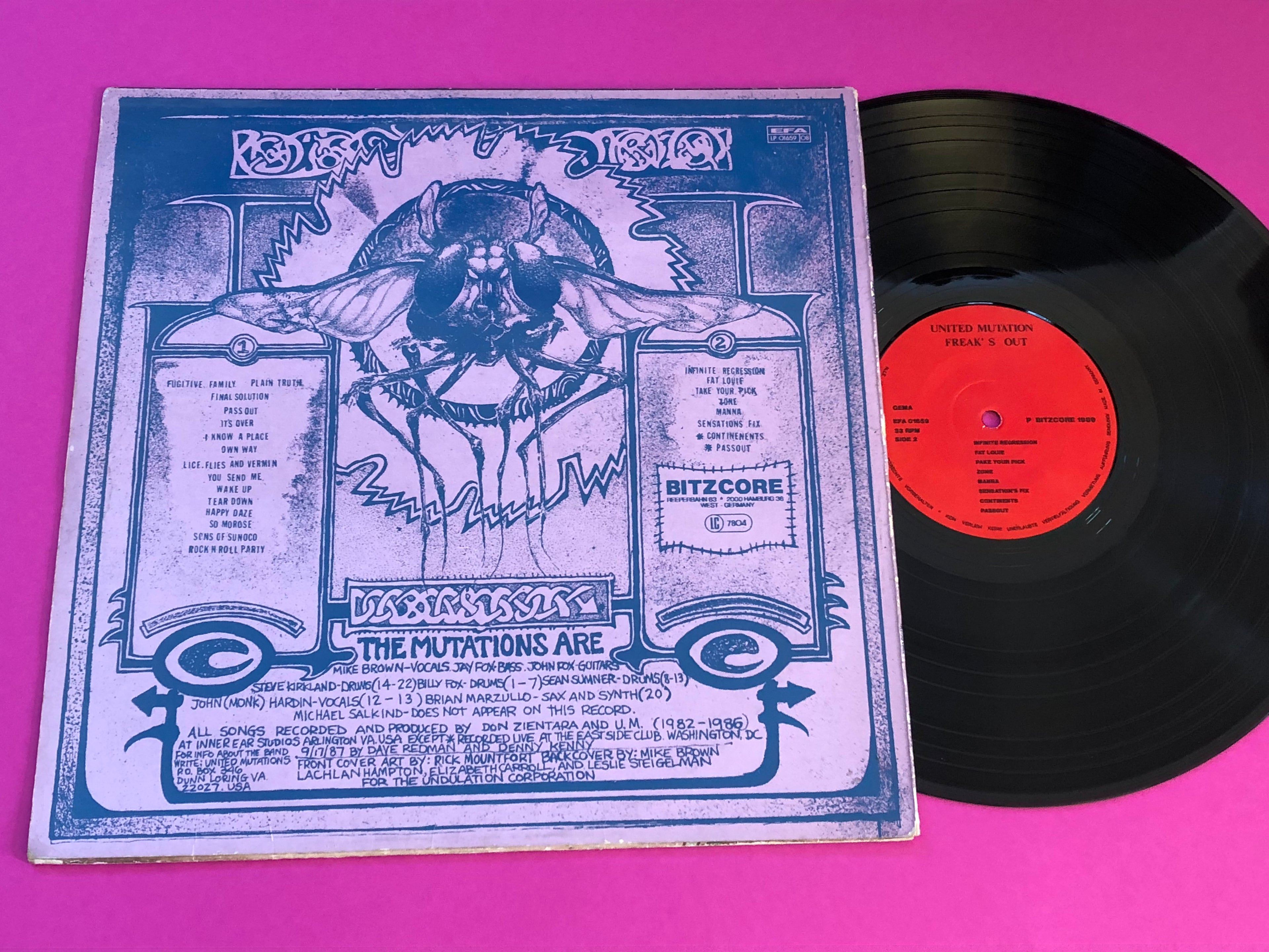 United Mutation : Freaks Out (LP, Comp)