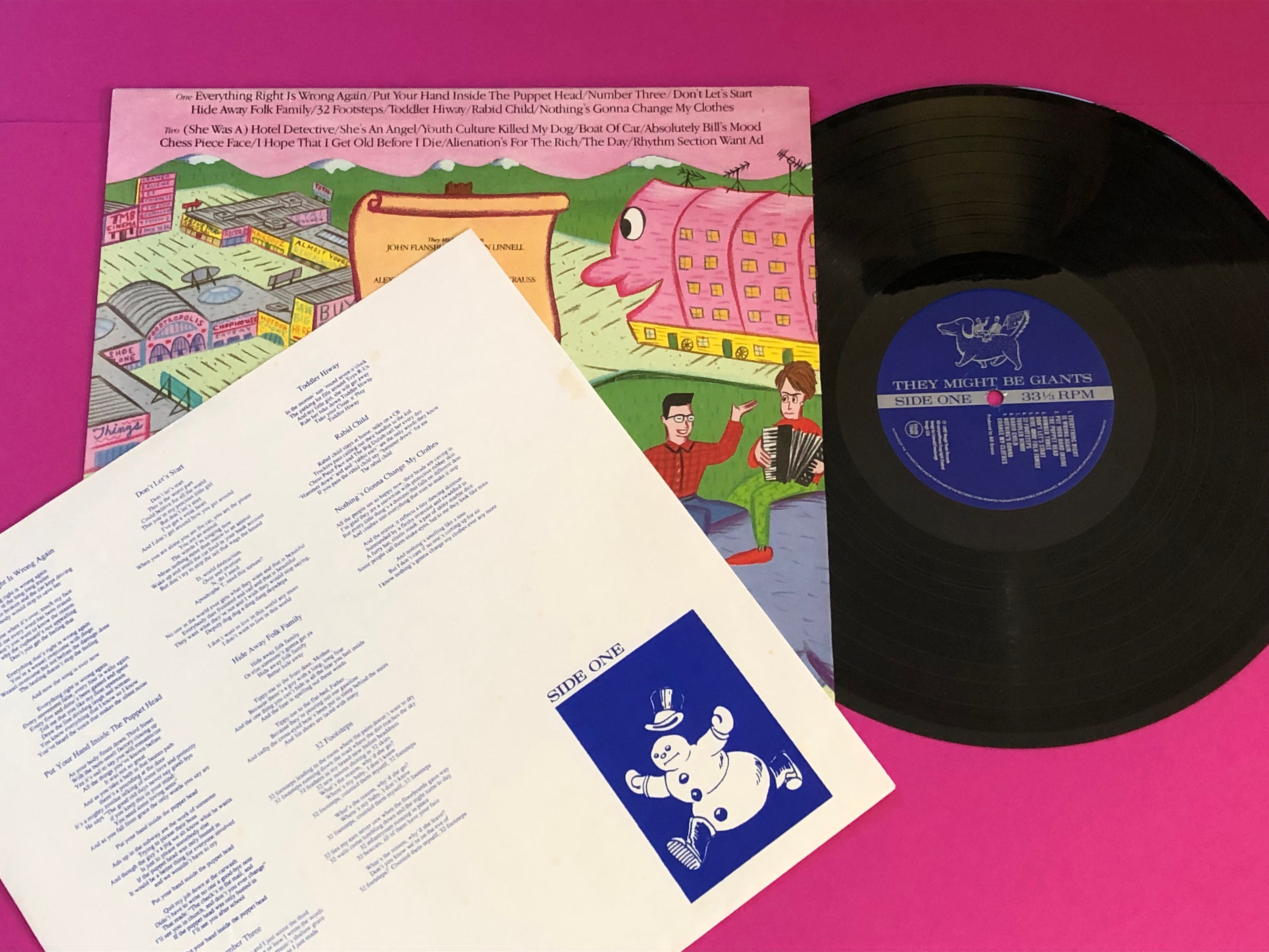 They Might Be Giants : They Might Be Giants (LP, Album)