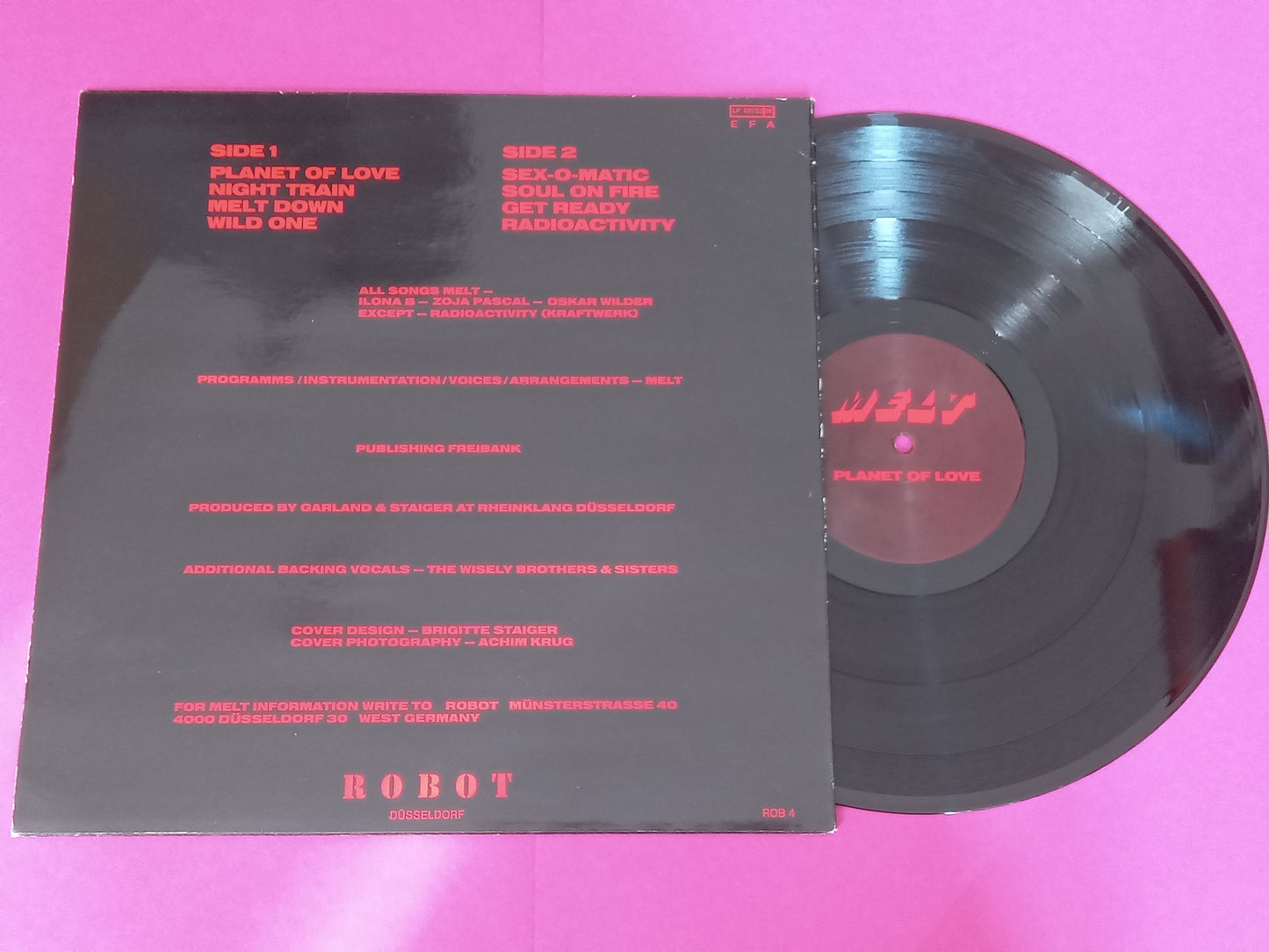 Melt (4) : Planet Of Love (LP, Album)