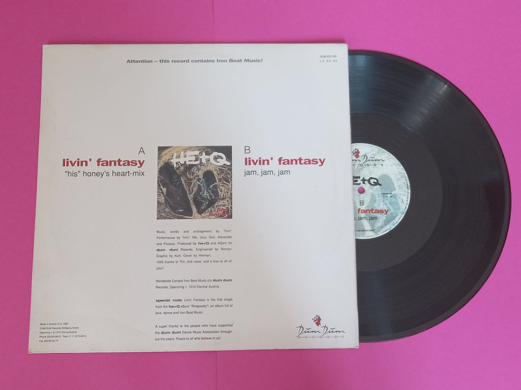 He+Q : Livin` Fantasy (12", Maxi)